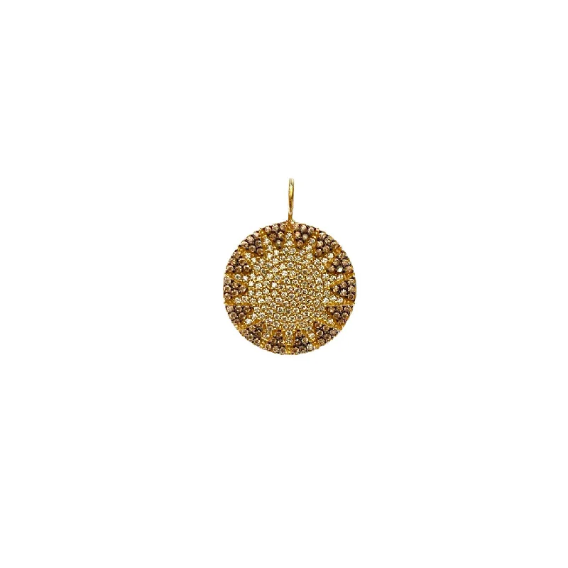 Champagne Mini Sun Charm