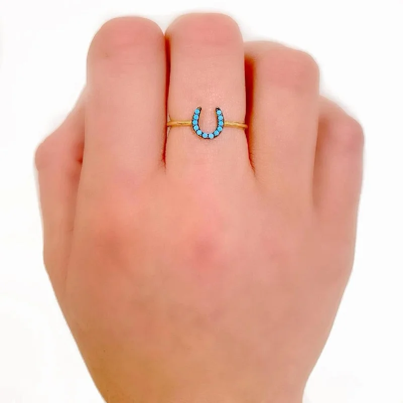 Mini Horseshoe Ring