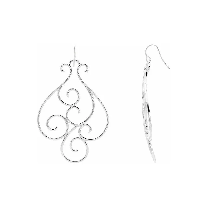 Scroll Dangle Earrings