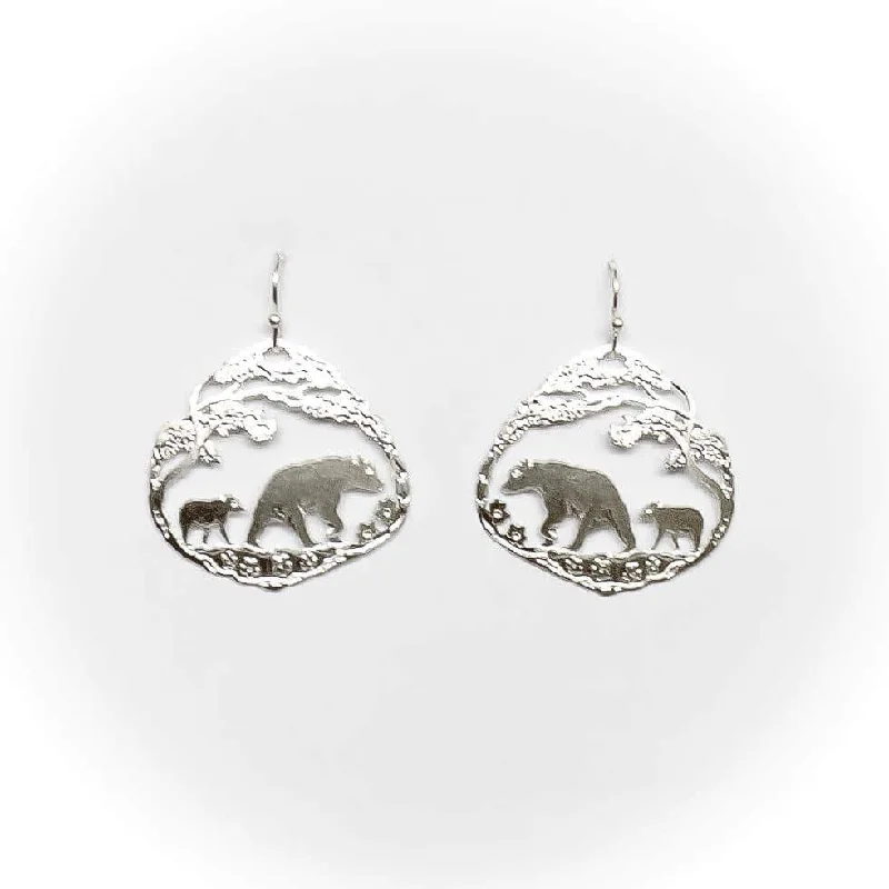 Bear Family Earrings