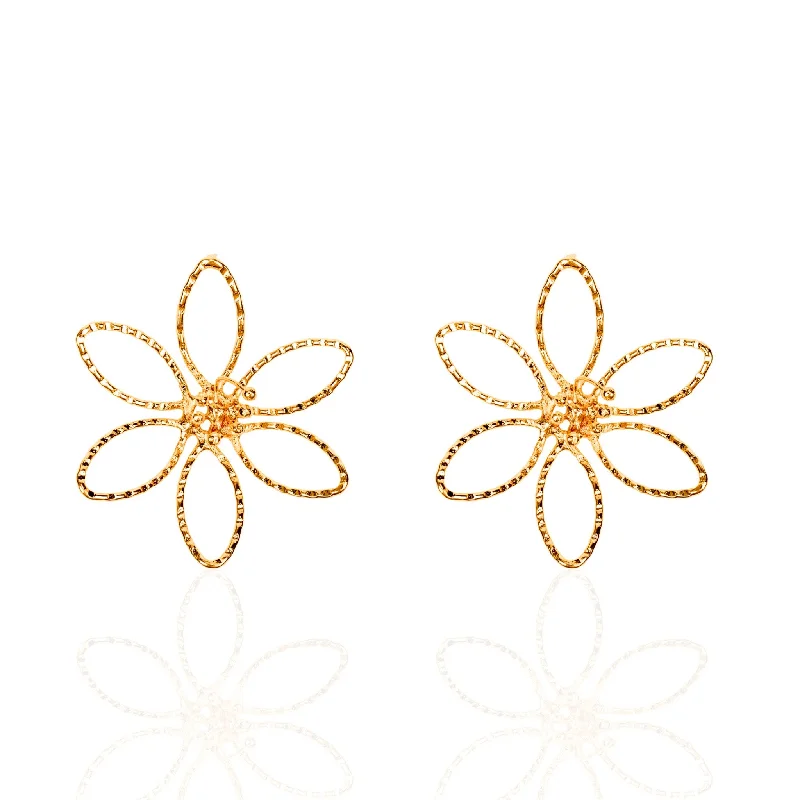 Daisy Earrings - Gold