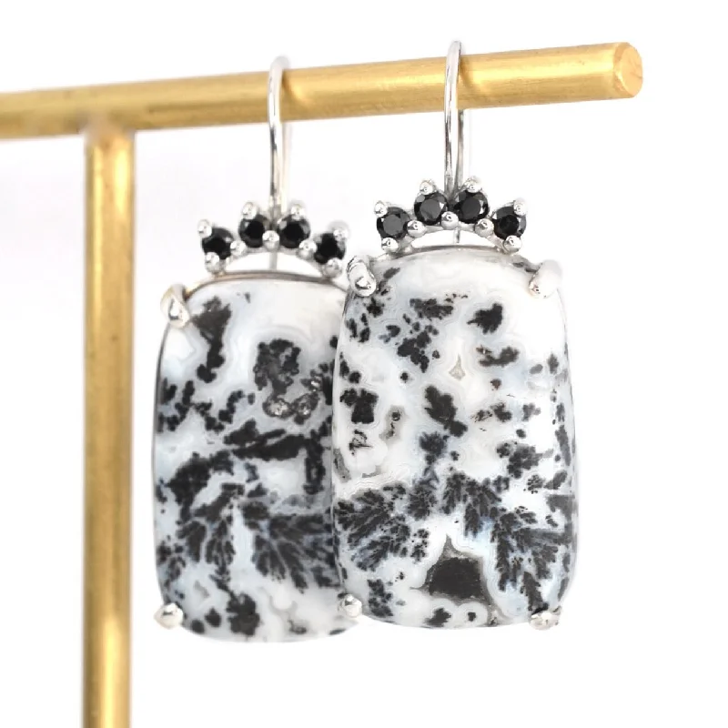 Dendritic Agate Earrings