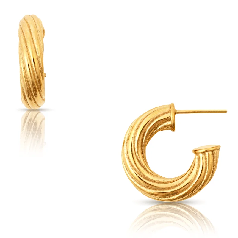 Ellie Vail - Cruz Twisted Mini Hoop Earring