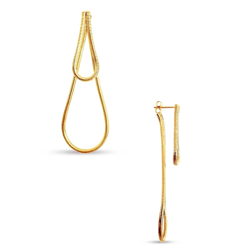 Ellie Vail - Giada Snake Chain Drop Earring