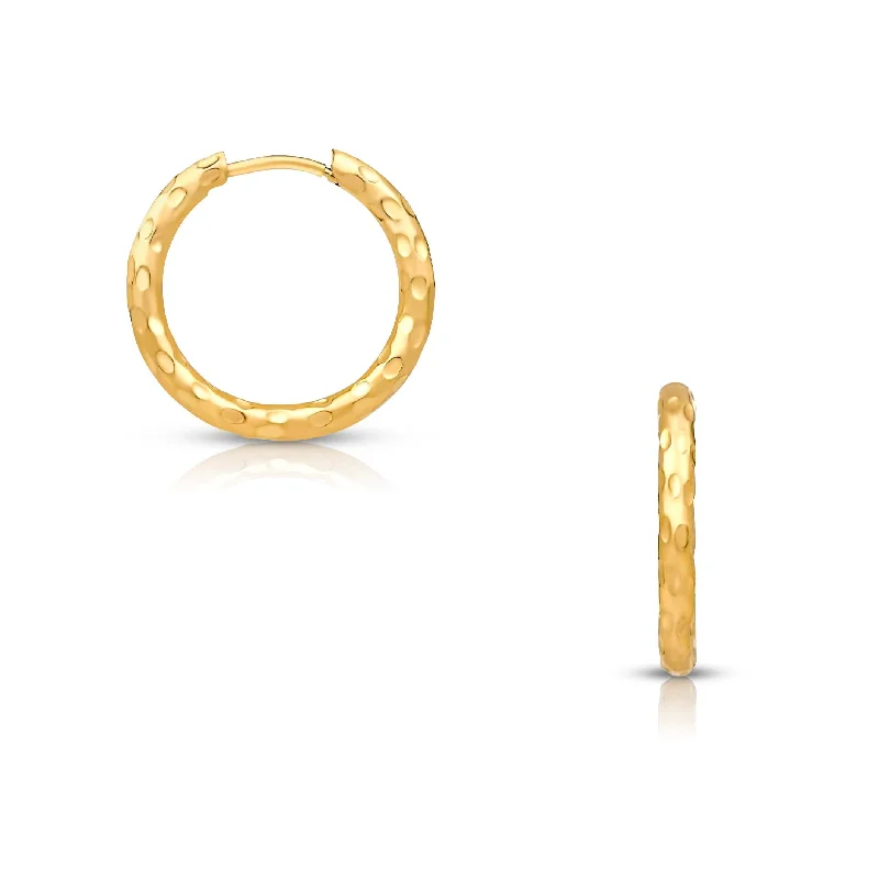 Ellie Vail - Indah Hammered Mini Hoop Earring