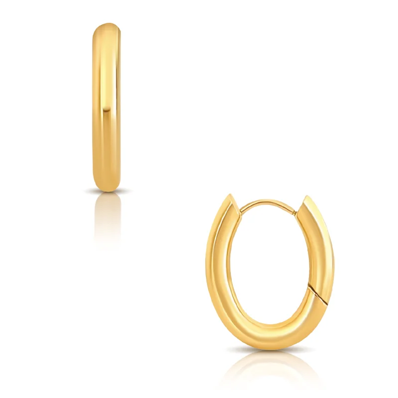 Ellie Vail - Jolie Oval Hoop Earring