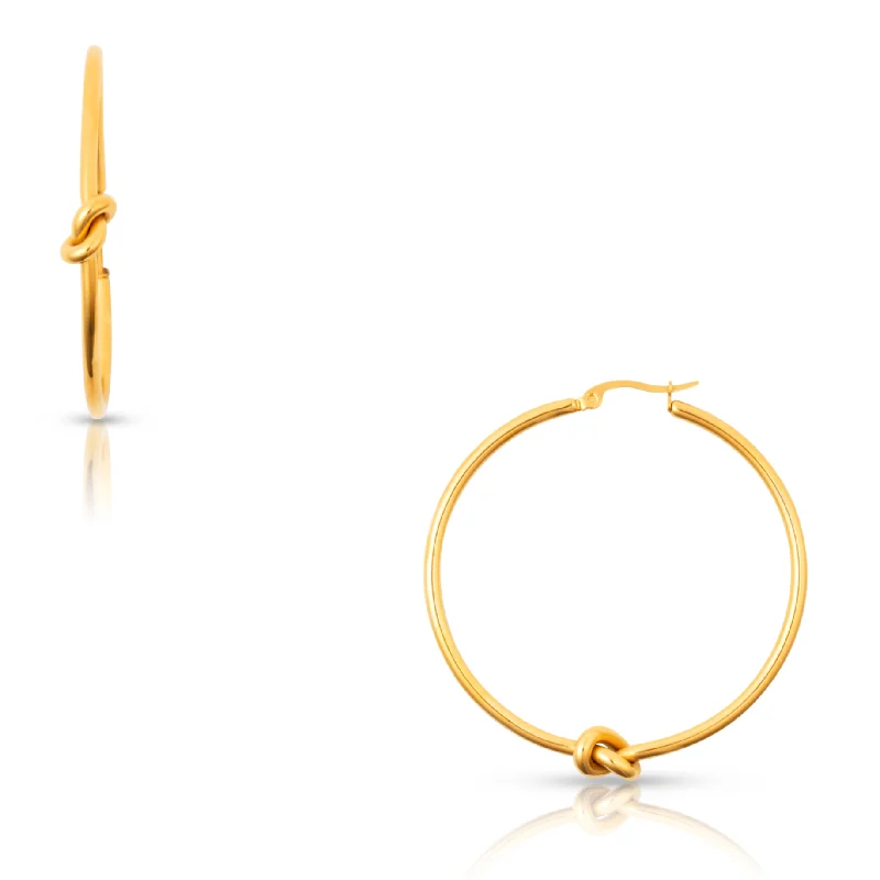 Ellie Vail - Kai Knotted Hoop Earring