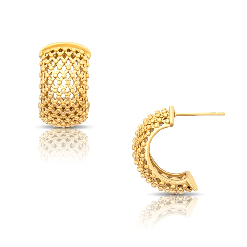 Ellie Vail - Yanna Mesh Mini Hoop Earring