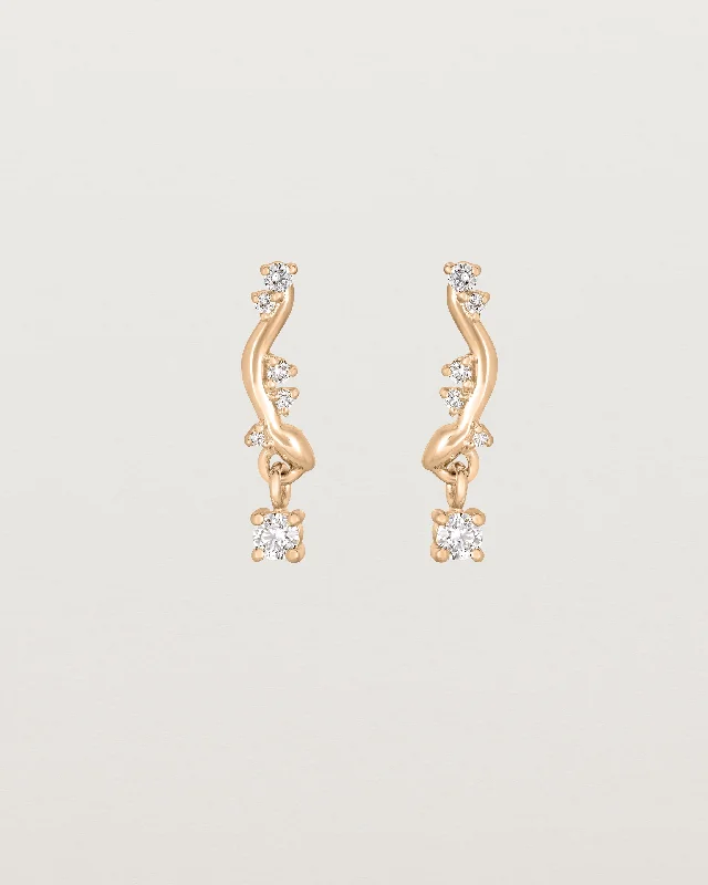 Ember Earrings | Diamonds