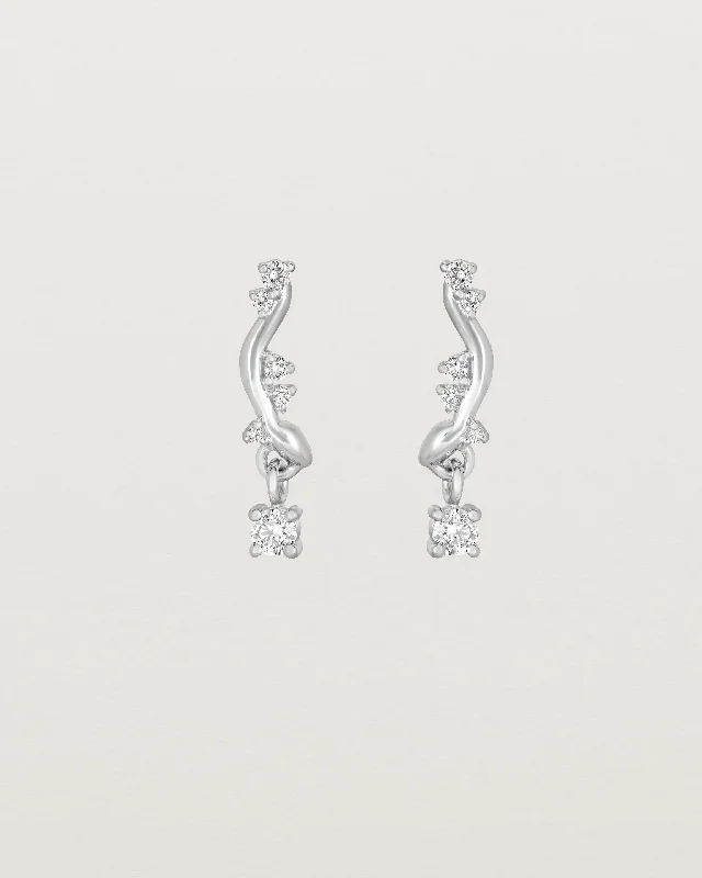 Ember Earrings | Diamonds