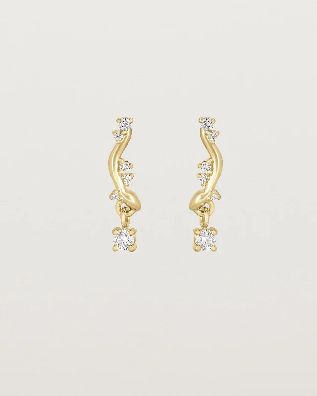 Ember Earrings | Diamonds