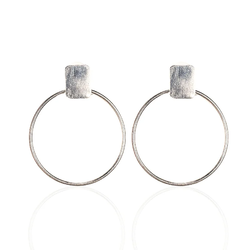 Hannah Hoops - Silver