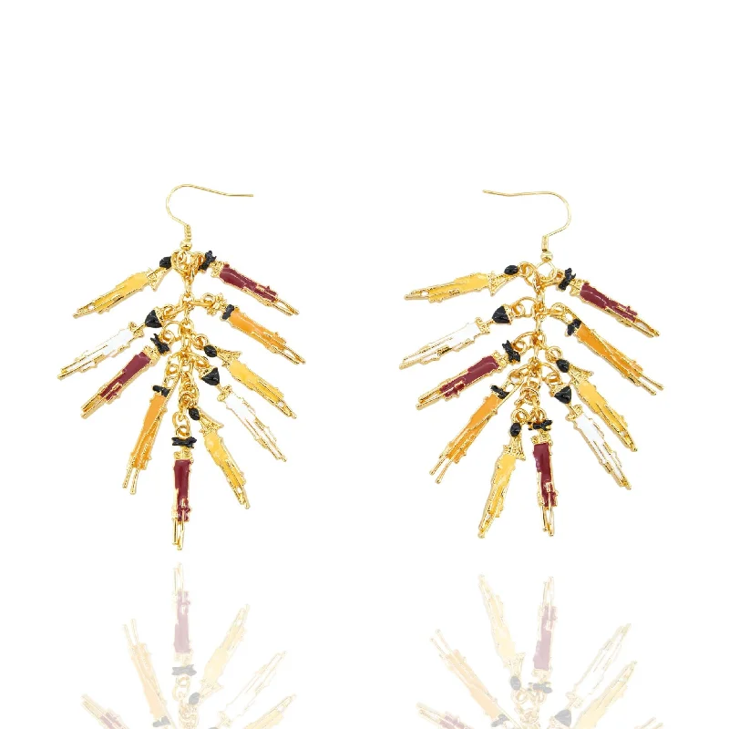 Maasai Sherrie Dangles - Gold