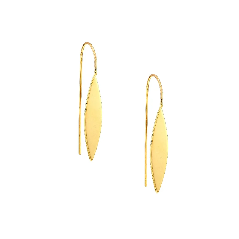 Marquise Wire Threader Earrings