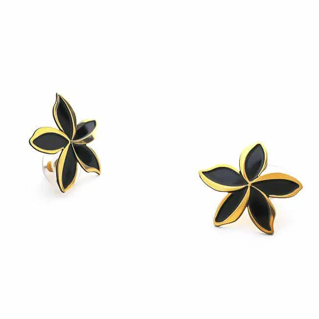 Plumeria Melia Medium Earrings