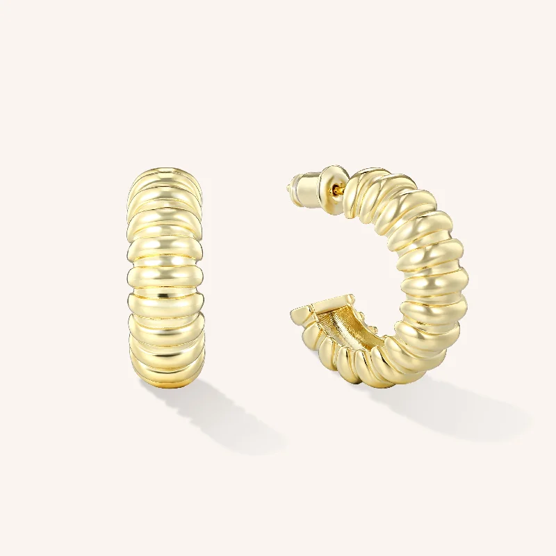 Olivia Bold Hoop Earrings