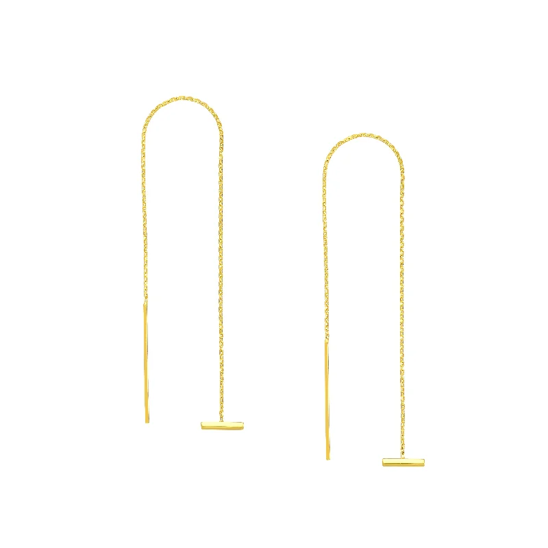 Staple Bar Threader Earrings