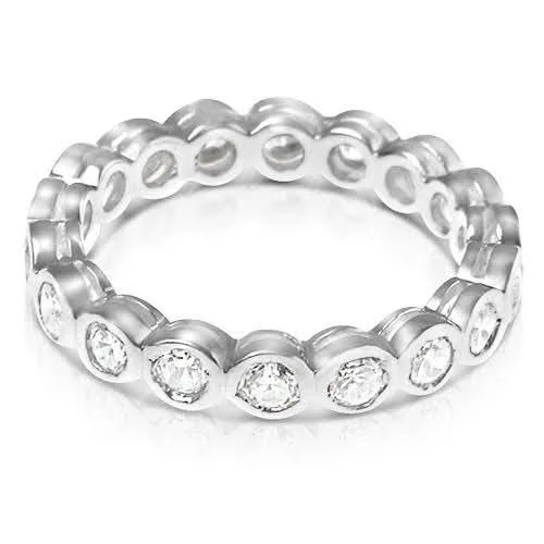 1.50 CT Round Cut Diamonds - Eternity Ring