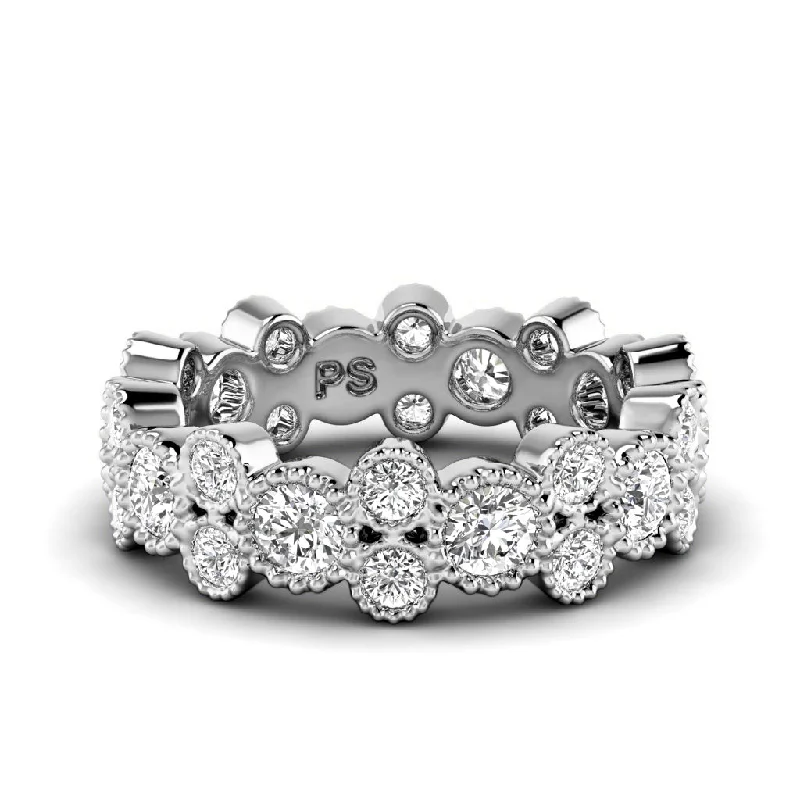 1.70 CT Round Cut Diamonds - Eternity Ring