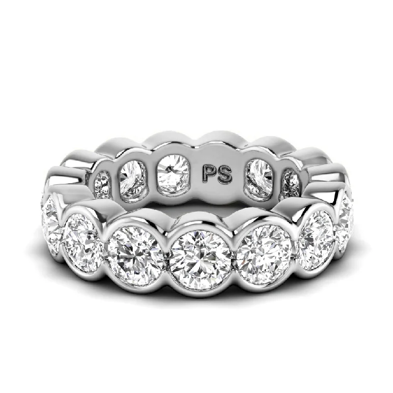 2.00-6.00 CT Round Cut Diamonds - Eternity Ring