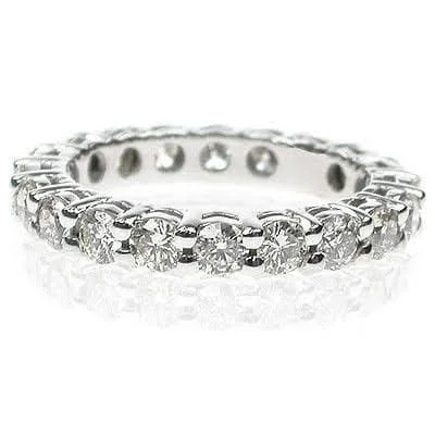 2.30 CT Round Cut Diamonds - Eternity Ring