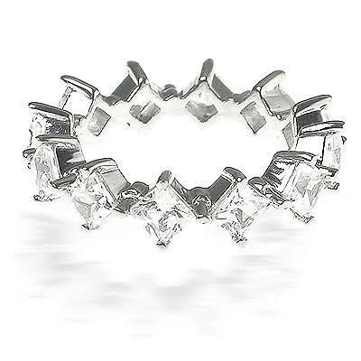 4.20 CT Princess Cut Diamonds - Eternity Ring