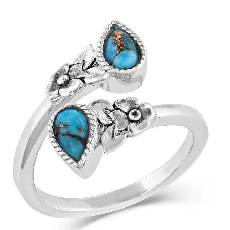 Montana Silversmiths Floral Ancestors Wrap Ring