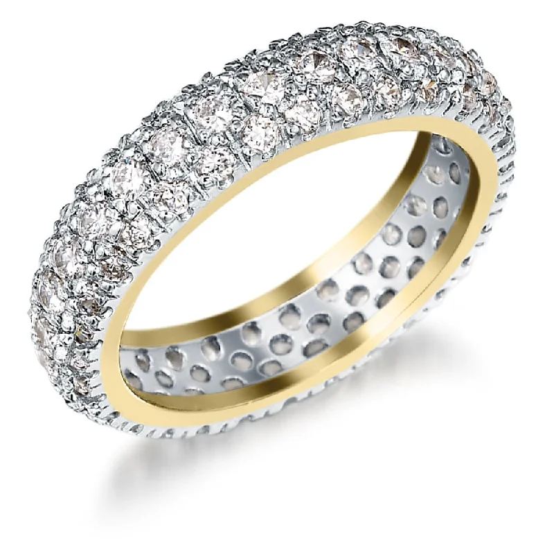 Crystal Ice Eternity Ring