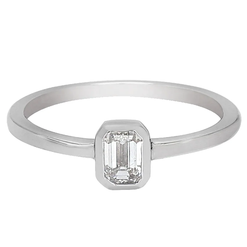 Eleanor Solitaire Ring - 1/2Ct