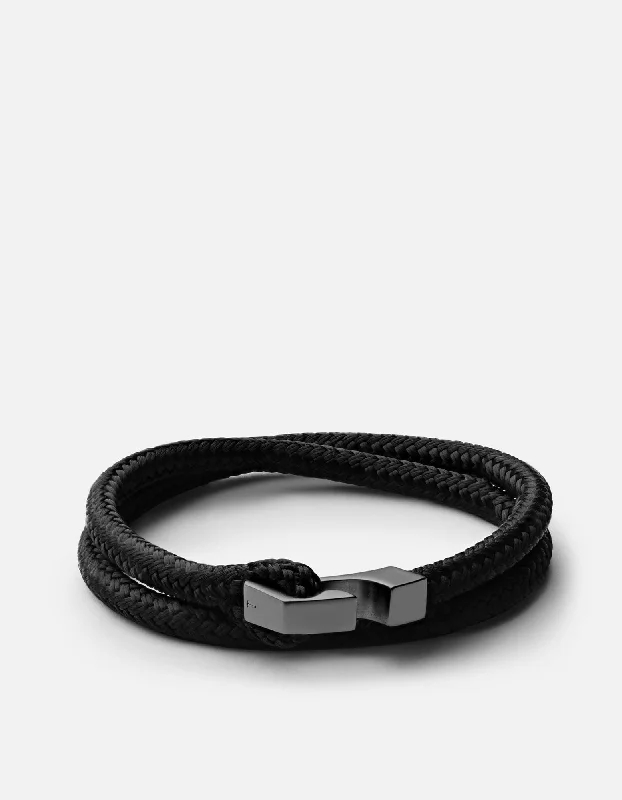 Ipsum Rope, Matte Black Rhodium