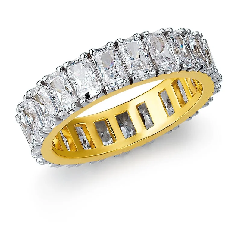 Radiant Cut Eternity Ring