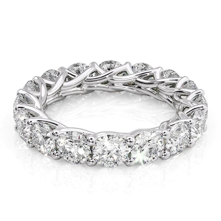 4.5ct Round Trellis Eternity