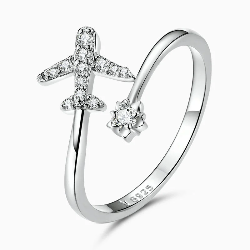 Traveler's Airplane Ring