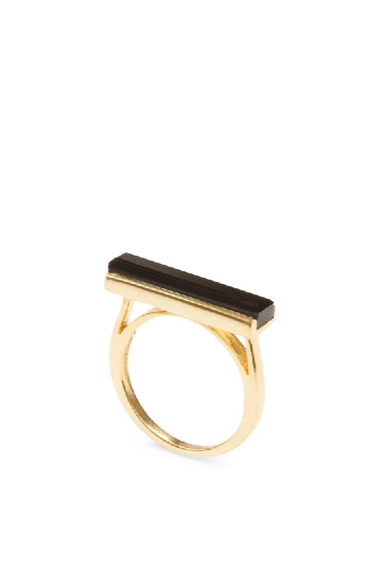 Urban Ring with Black Onyx