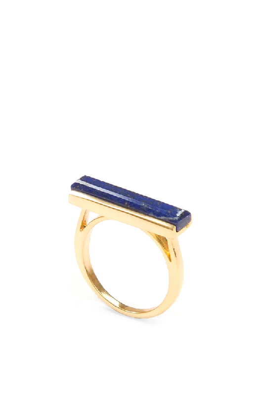 Urban Ring with Lapis Lazuli