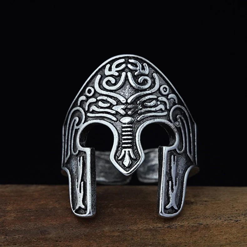 Wholesale Empire Helmet Titanium Steel Open Ring