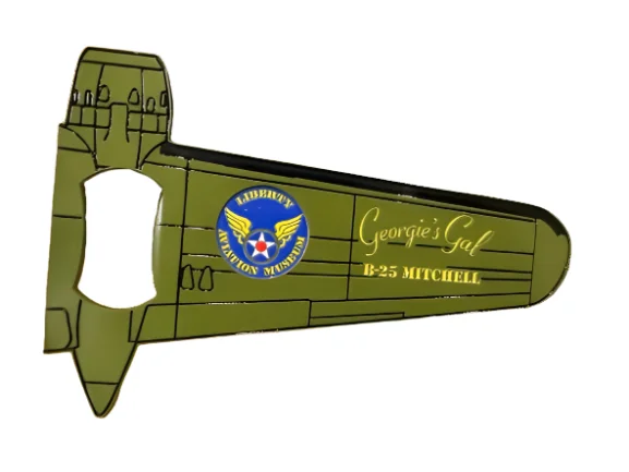 B-25 Mitchell Georgie's Gal Wing Bottle Opener