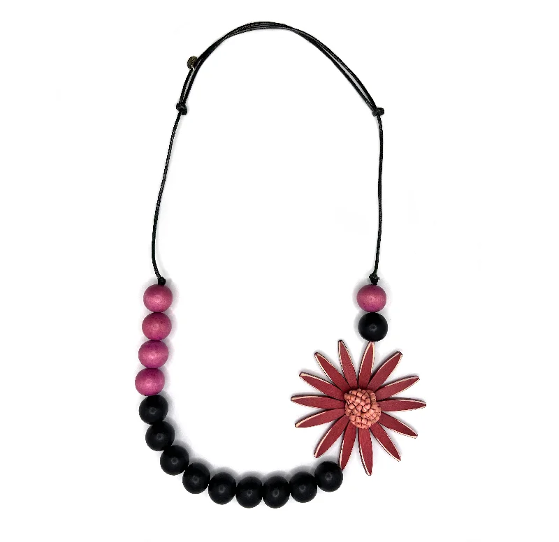 Chunky Flower Statement Necklace