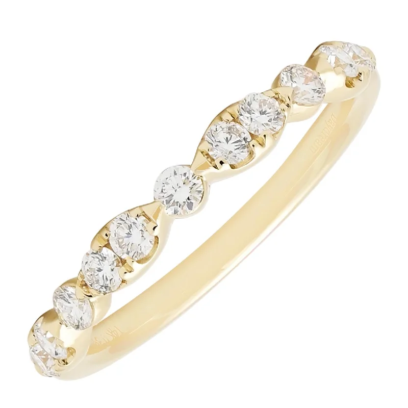 Diamond Wedding Band in 14kt Yellow Gold (3/8cttw)