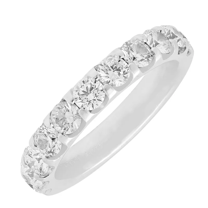 Estate Memoire Odessa Diamond Wedding Band in 18kt White Gold (1ct tw)