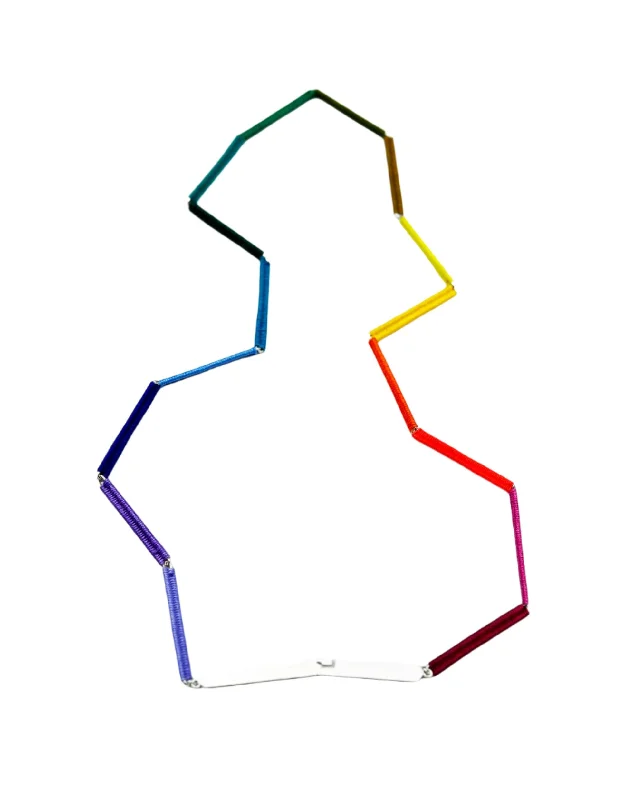 Hilos Articulate Rainbow Necklace