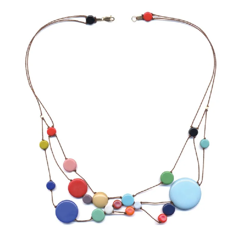 Discs Bib Necklace