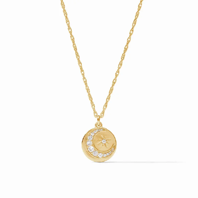 Julie Vos Luna Delicate Charm Necklace