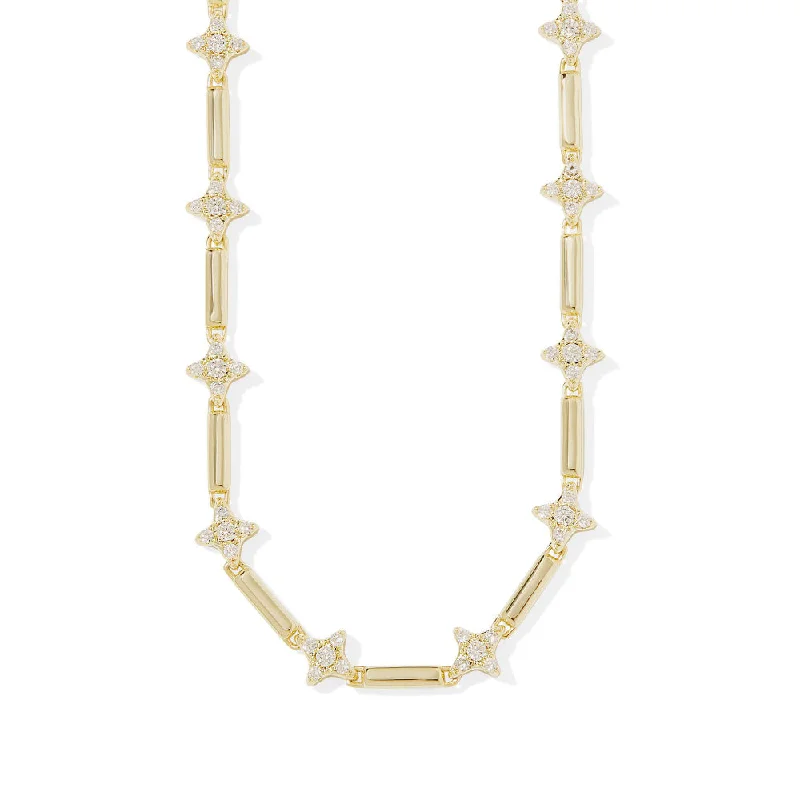 Kendra Scott Holland Strand White Crystal Necklace