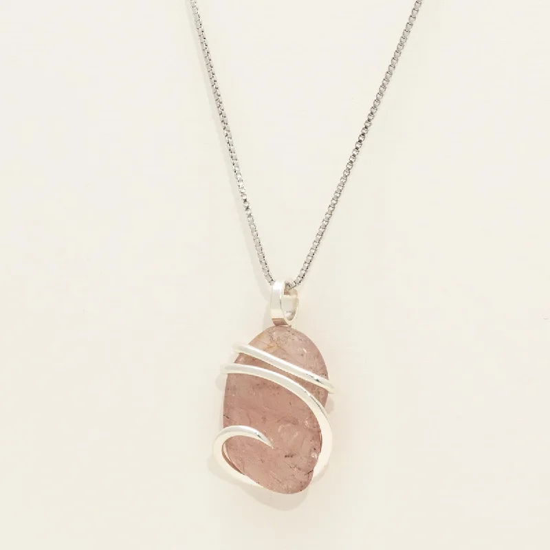 Maine Bicolor Tourmaline Necklace in Sterling Silver