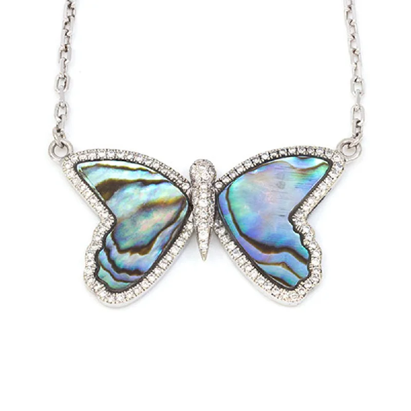 Mother of Pearl Butterfly Pendant