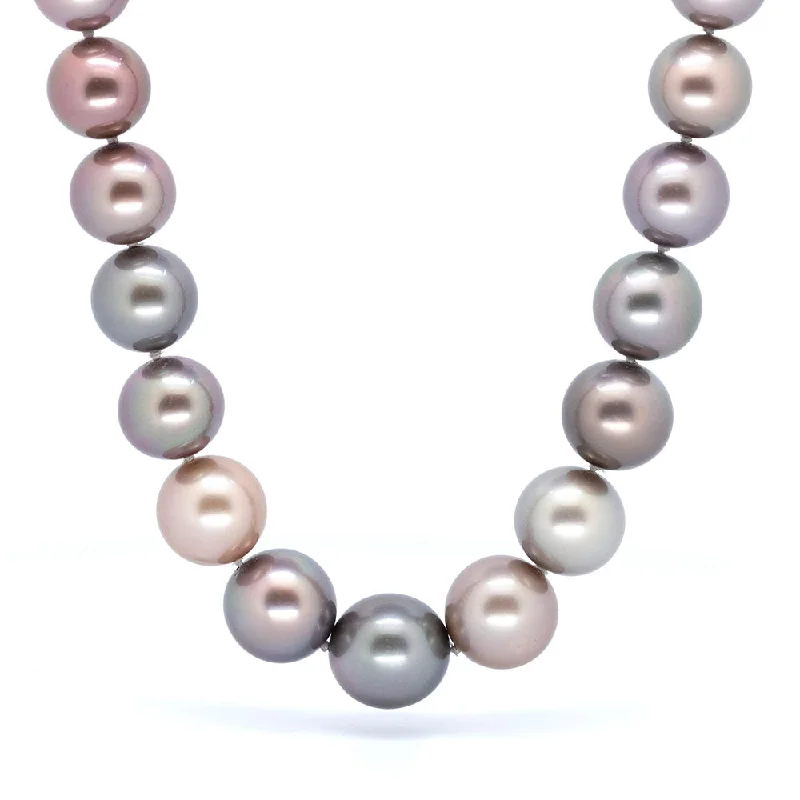 Multicolored Tahitian Pearl Necklace