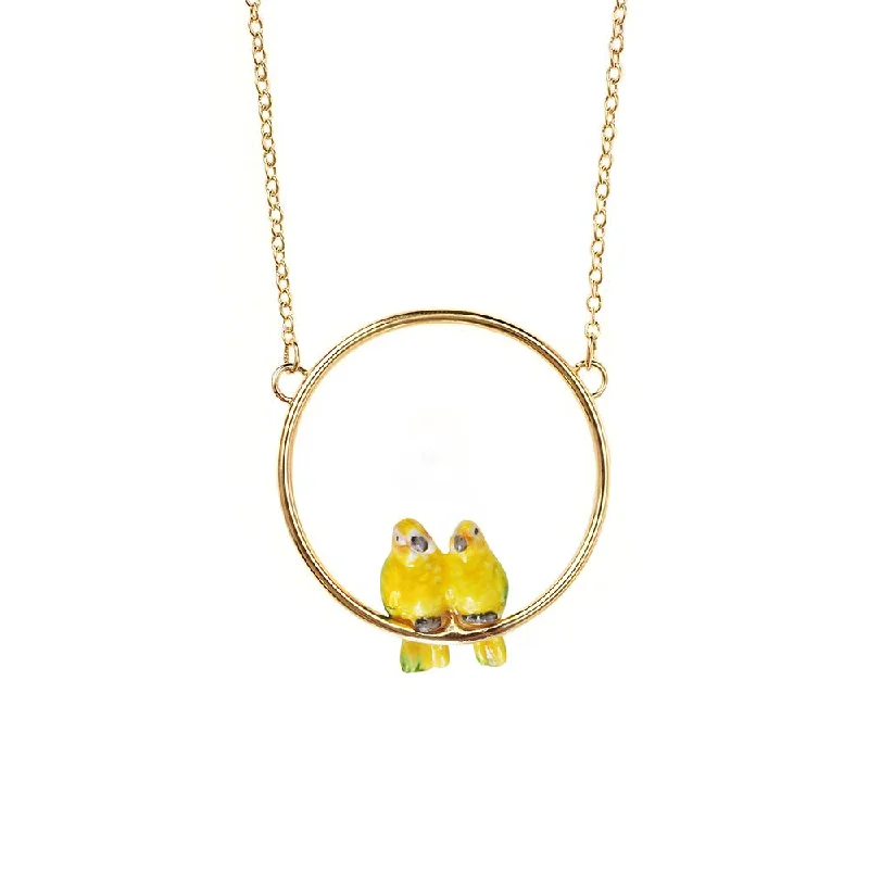 Nach: Yellow Parrots Necklace