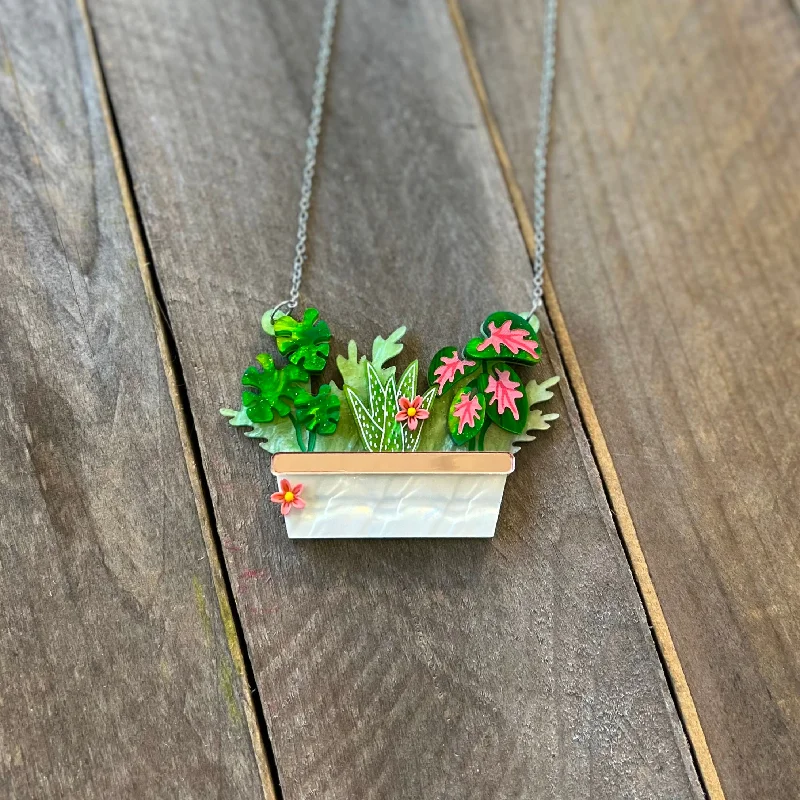 Planter Box Necklace