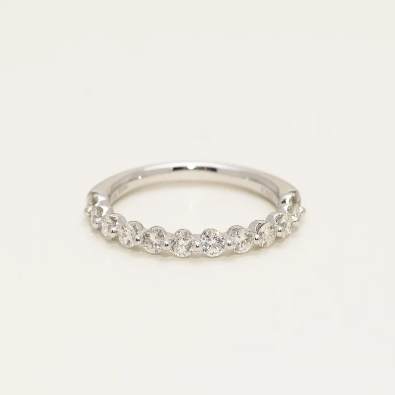 Northern Star Diamond Single Prong Band in 14kt White Gold (3/4ct tw)